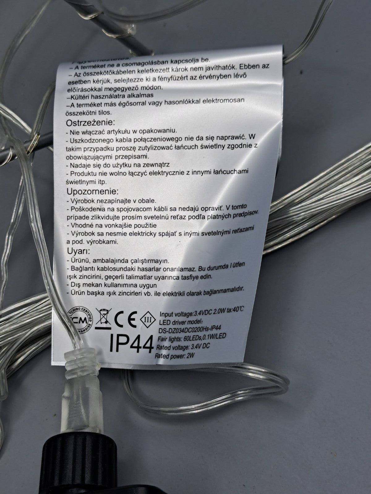 Tchibo LED-Stern 665510 – IP44 Außen & Innen Deko, Weihnachtsbeleuchtung