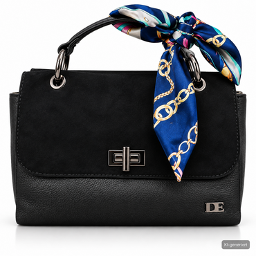 Desiderius Aimee Blogger Edition Damen Ledertasche Schwarz Leder Handtasche F2