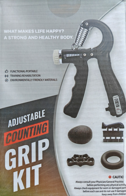 Newaner Handtrainer Set 5er – Fingertrainer Griffkraft einstellbar + Zubehör