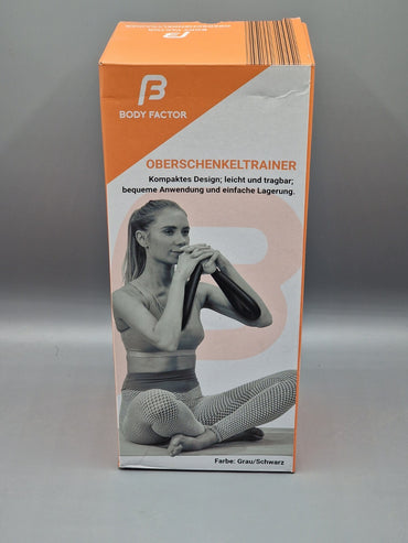 Body Factor Oberschenkeltrainer, Grau/Schwarz
