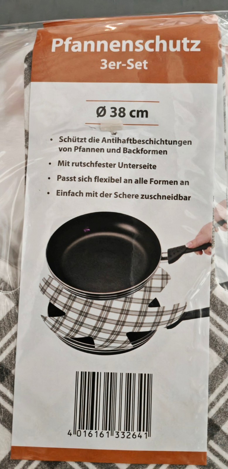 Pfannenschutz 3er Set Topfschutz Pfannentrenner Filz Schutzunterlagen B4