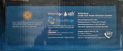 Waterdrop WD-10UA Wasserfilter NSF ANSI 42 Ersatzfilter 11000 Gallonen Filter B5