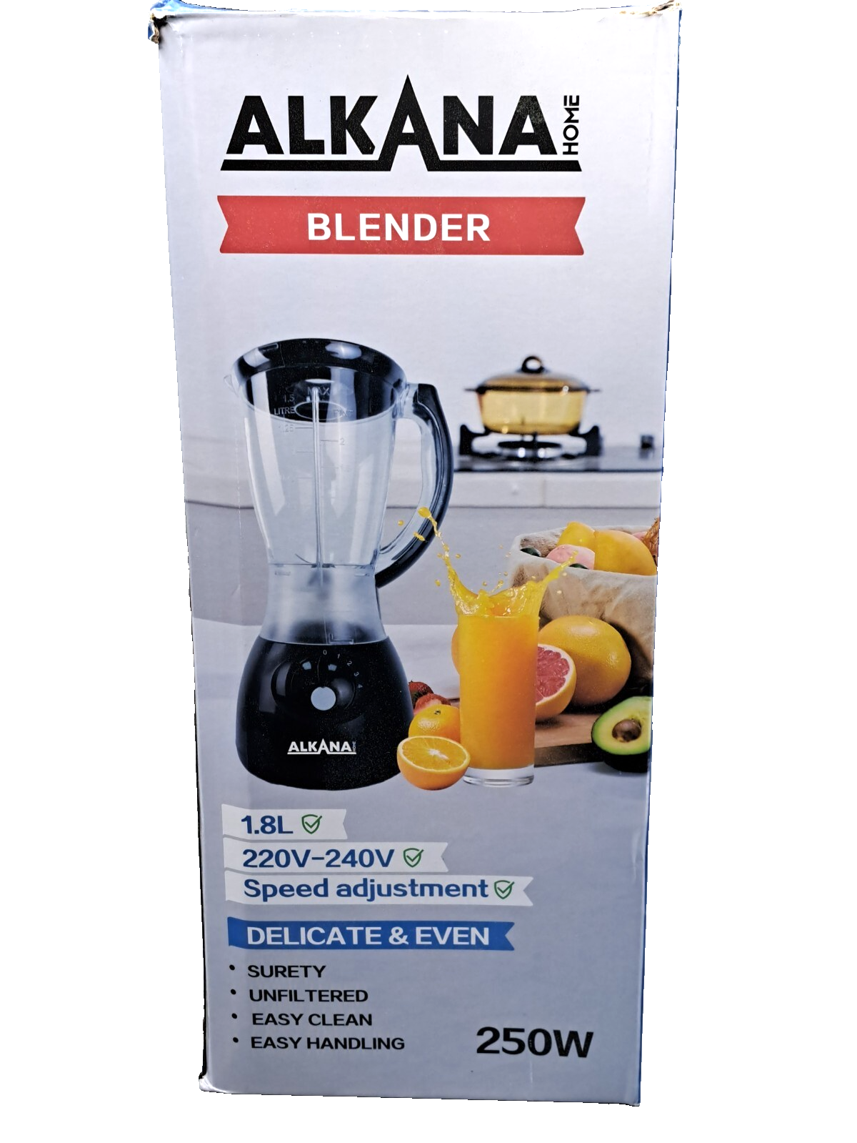 Alkana Home Blender Standmixer 1,8L 250W Smoothie Mixer Küchenmixer Küche