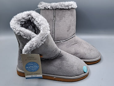 Sorbetto Accessori, Damen Boots, Größe 36-37, Grau