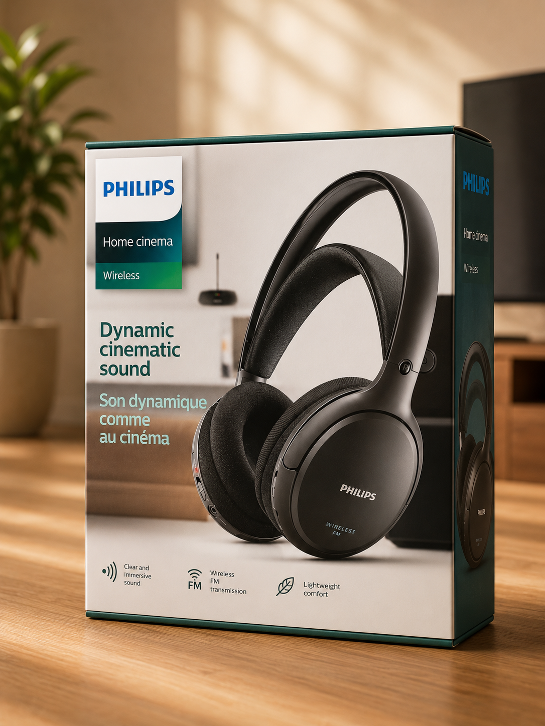 Philips SHC5200 Wireless TV Kopfhörer Funkkopfhörer kabellos Home Cinema A08