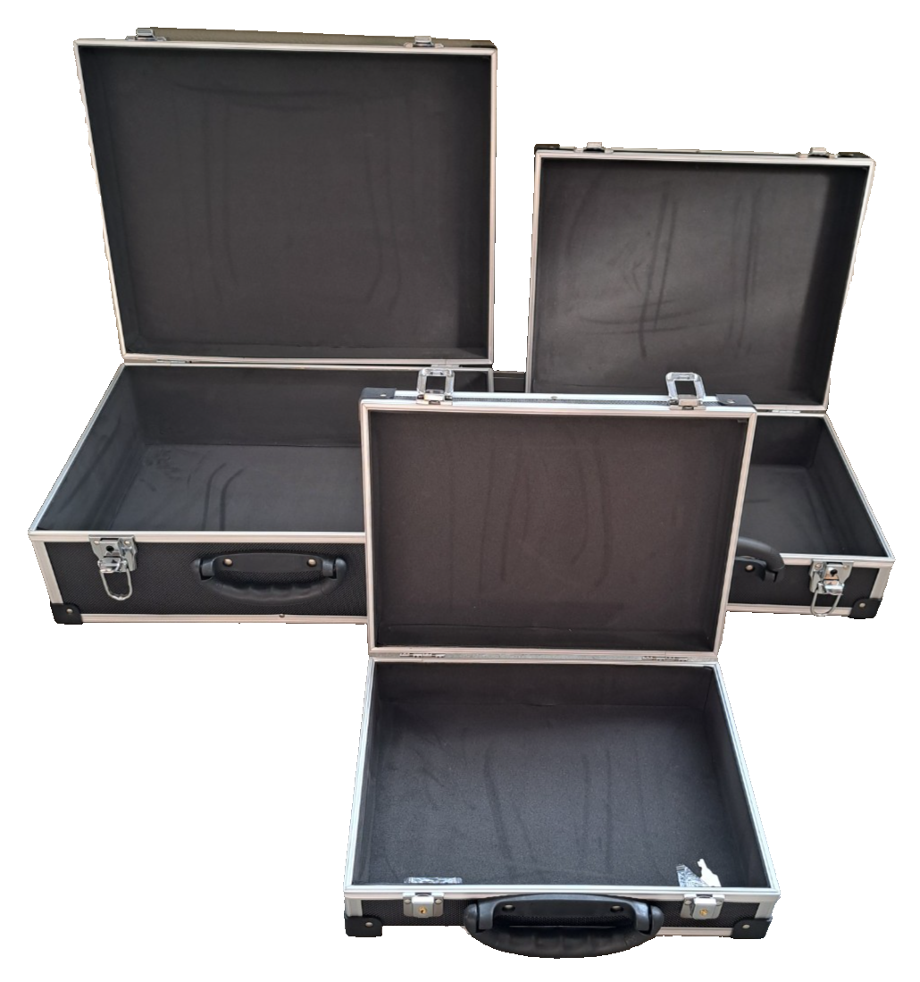 Arebos 3er Set Transportkoffer, 50 L Gesamtvolumen, B-Ware (Mit Fehler)