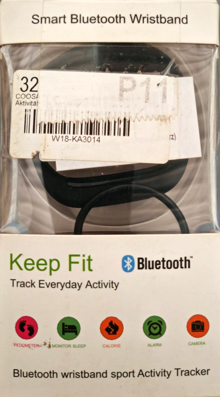 Coosa Smart Bluetooth Wristband Fitness Tracker Smartwatch Schrittzähler A7