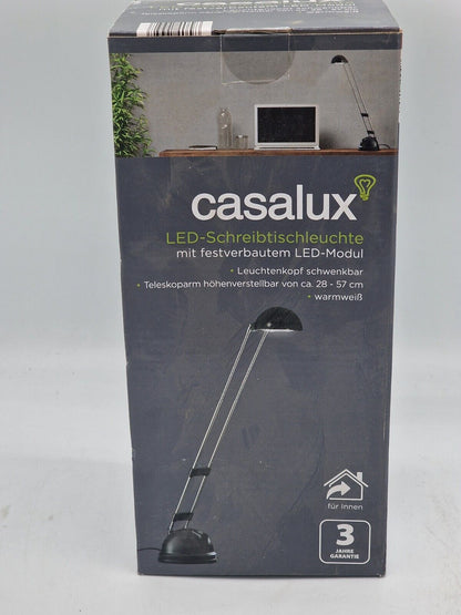 Casalux LED-Schreibtischleuchte mit fest verbautem LED-Modul