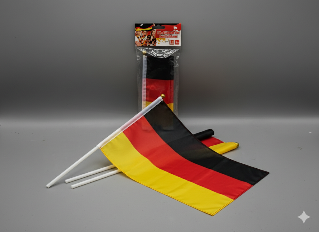 KFZ-Fahnen-Set Deutschland, 2 Stück