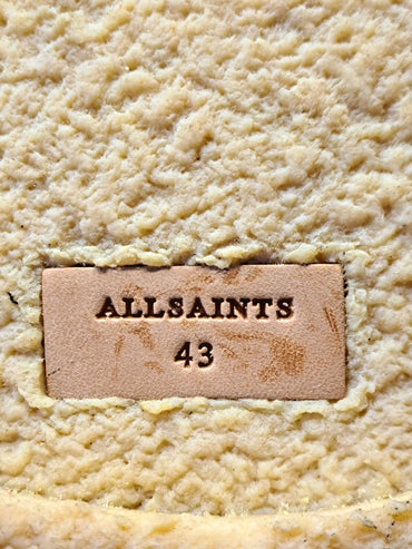 Allsaints Marco - Lace Up Boot - Suede - Taupe, Größe 43, Herren