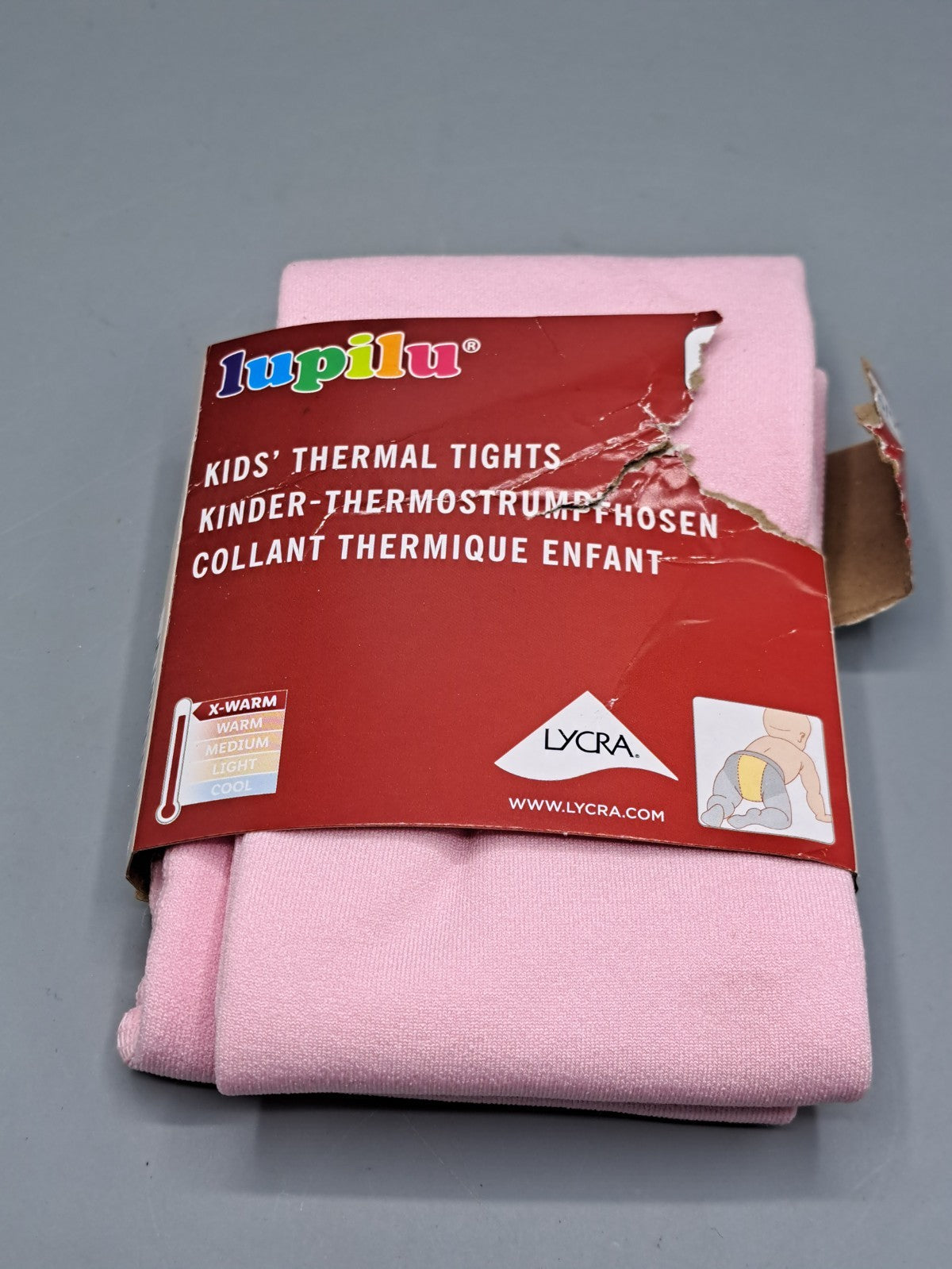 Lupilu Kinder-Thermostrumpfhosen 86/92 Rosa 2 Stück
