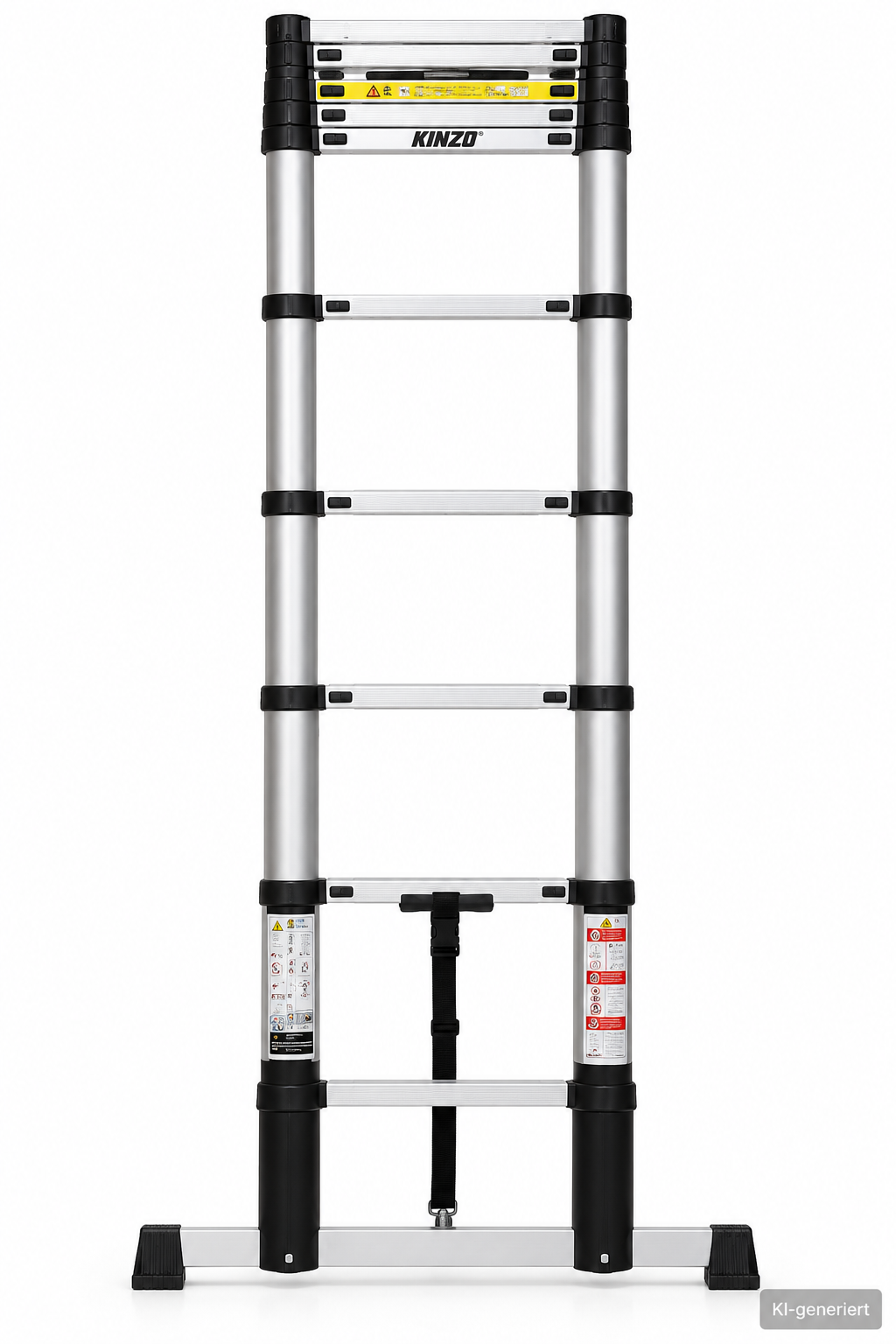 BARICUS Teleskopleiter 3,27m Aluleiter mit Winkelanzeige Ausziehleiter  B1