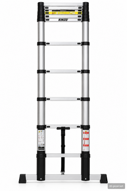 BARICUS Teleskopleiter 3,27m Aluleiter mit Winkelanzeige Ausziehleiter  B1