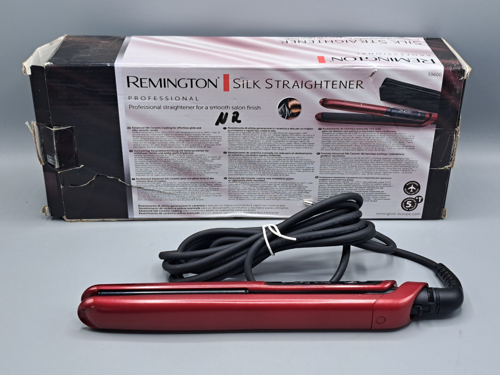 Remington Silk S9600 Glätteisen - Rot
