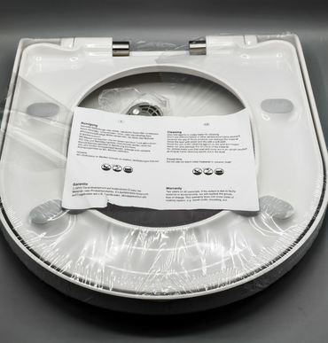 Ramm Toilettensitz Weiß WC Sitz Klodeckel Ersatzsitz Badezimmer