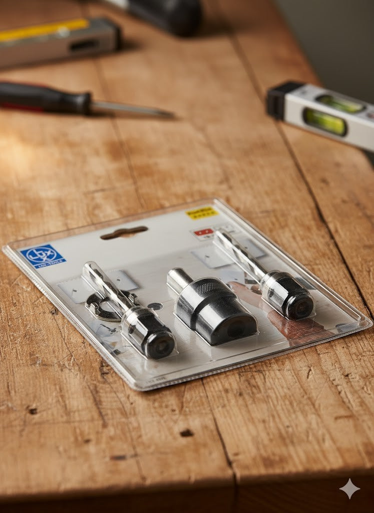 Lux Tools Lochsägen-Aufnahme-Halter 3er Set