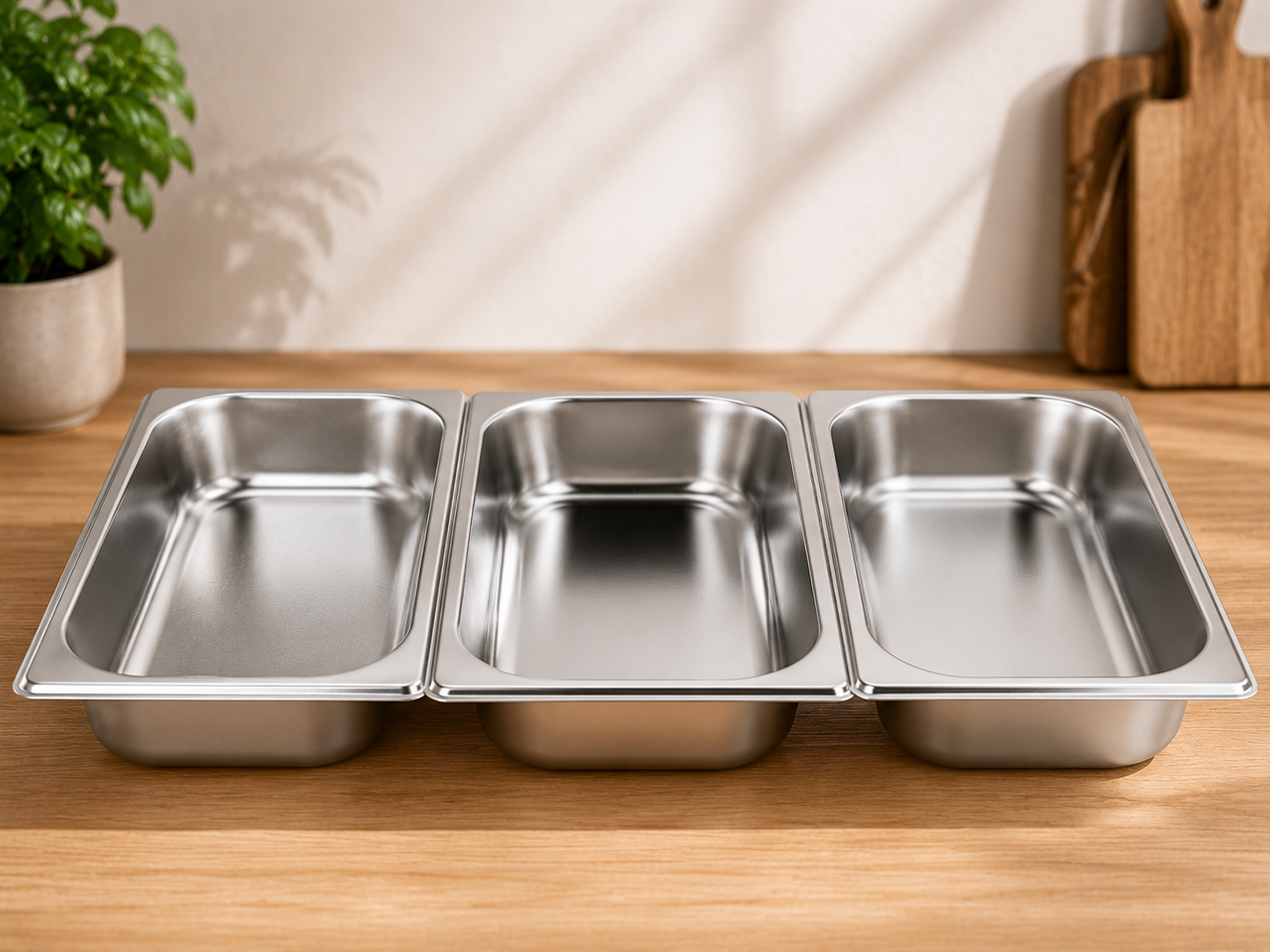 Navaris Panier-Set Edelstahl 3tlg Panierschalen Panierstraße Schnitzel F4