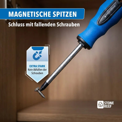 stonereef Schraubendreher Set 6-tlg. Schraubenzieher Werkzeug Heimwerker A8