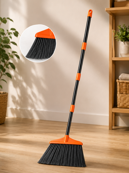 Lifewit Besen Außen Innen 135cm Teleskopstiel Winkelbesen Garage Hof Terrasse A1