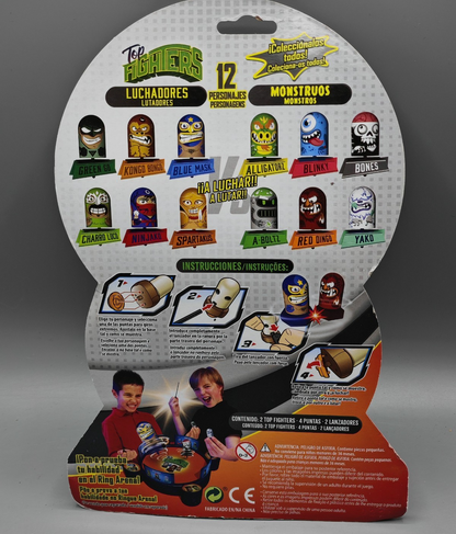 Bizak Top Fighters Set 2 Kreisel 4 Spitzen 2 Launcher Battle Spiel