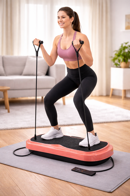 Beatrice Egli Vibrationsplatte Trainer 99 Stufen 10 Programme Fitness Fit E5