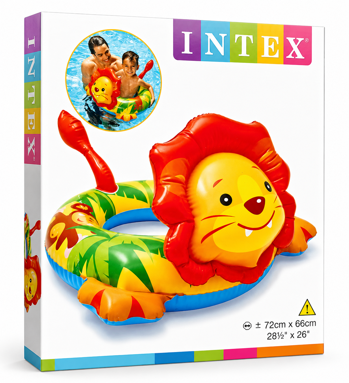 Intex Deluxe Schwimmring mit Tierkopf Kinder Schwimmreifen Pool Badespaß D7