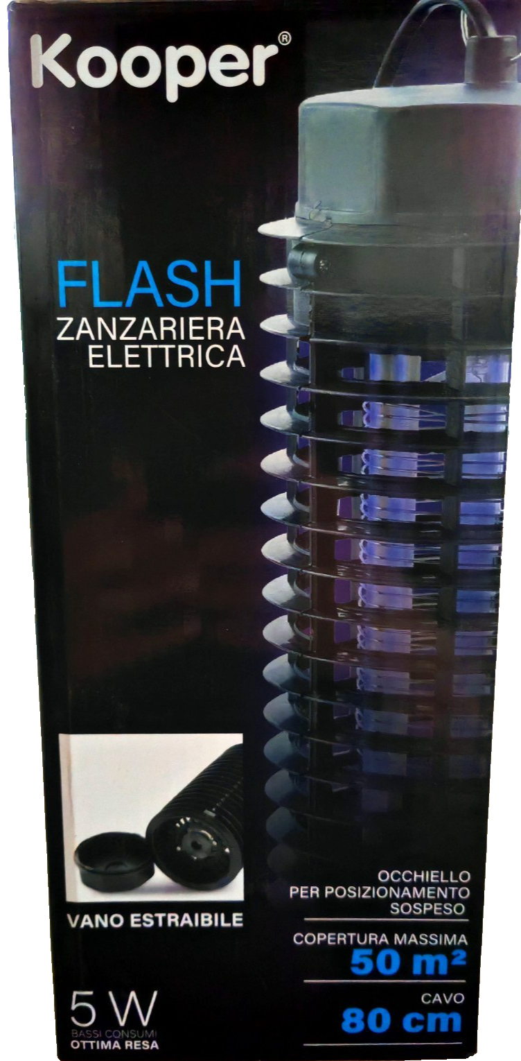 Kooper Flash 5W Insektenvernichter UV Insektenlampe Fliegenfalle Mückenfalle D9