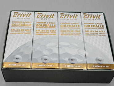 Cirvit Golf Premium 3-Piece Golfbälle 12 Stück Hochwertige Golfbälle