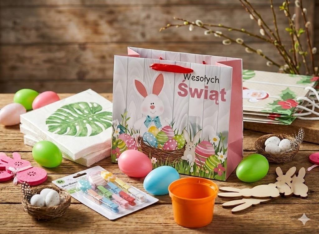 Großer Oster Mix-Karton mit bunten Osterartikeln – Überraschungspaket B2B