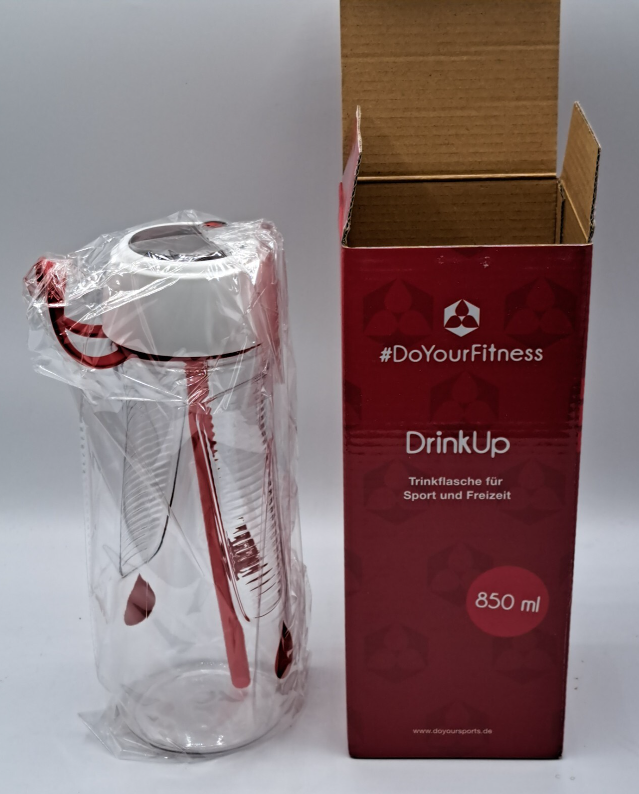 Do Your Fitness DrinkUp Trinkflasche 850 ml Sportflasche BPA-frei Fitness B3