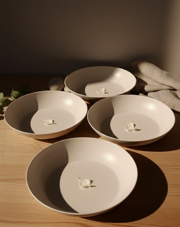 Blomus 4er Set Blumenuntertopf Untersetzer Sand Pflanzentopf
