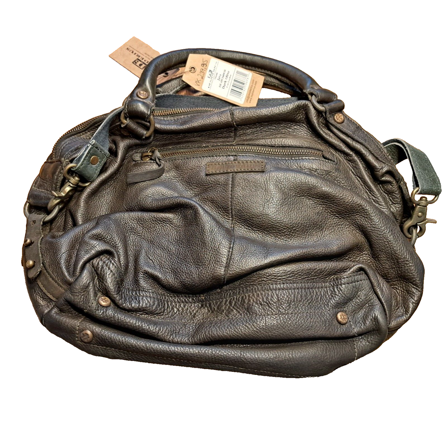 Desiderius Mons Java Handtasche Damen Dark Olive – Stilvoll & Hochwertig