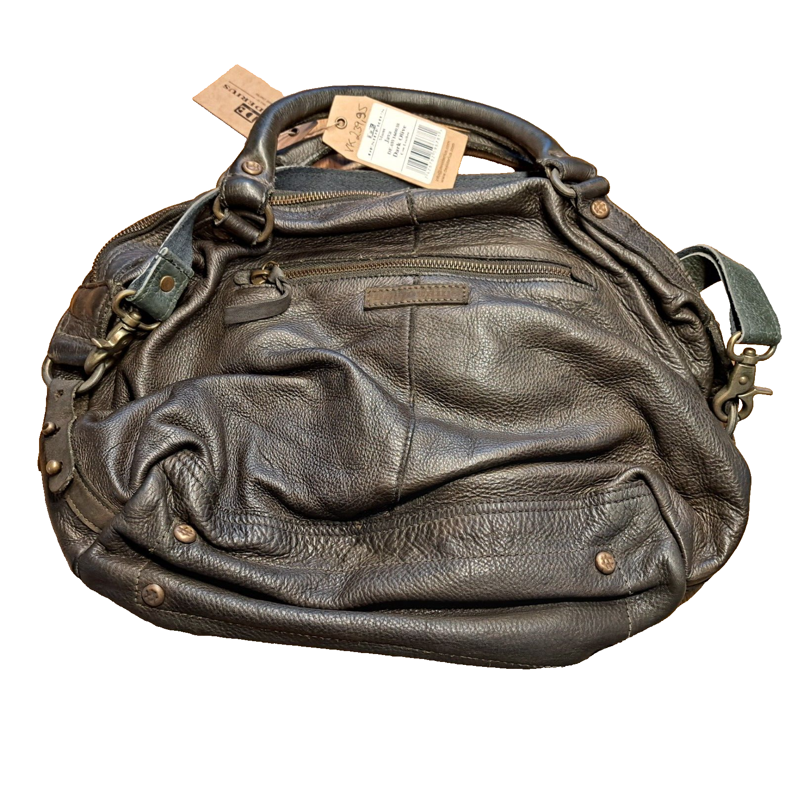 Desiderius Mons Java Handtasche Damen Dark Olive – Stilvoll & Hochwertig