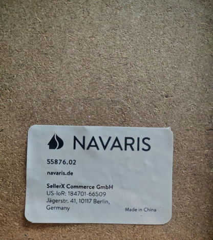 Navaris Magnettafel 33x43cm Memoboard Magnetpinnwand Weiß Marmor abwischbar H1