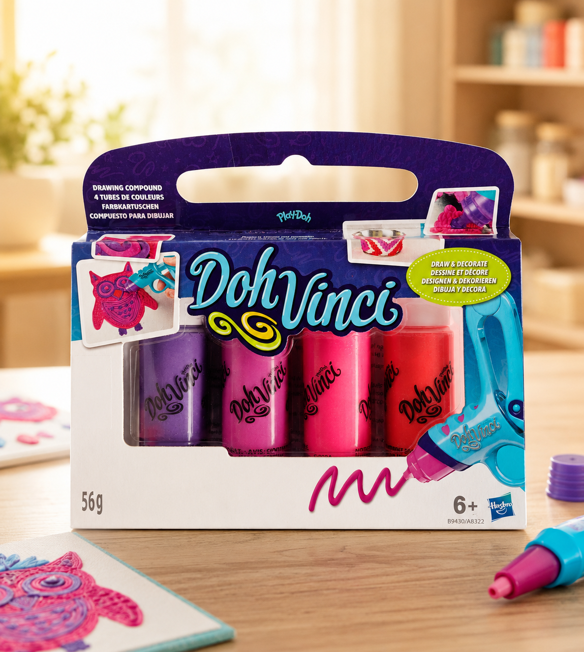Dohvinci 4 Farbkartuschen Designen Dekorieren Kreativ Bastelset
