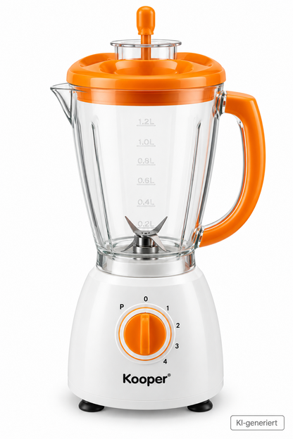 Kooper Frullator 1,8L 350W 4 Geschwindigkeiten Standmixer Glas Pulse 2194459  C4