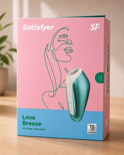 Satisfyer Love Breeze Air Pulse Stimulator Klitorisstimulator USB Silikon