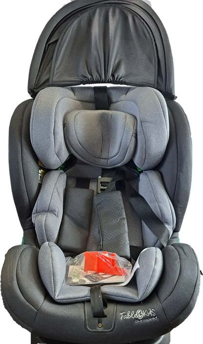 FableKids Autokindersitz Noble, Grau/Schwarz #9
