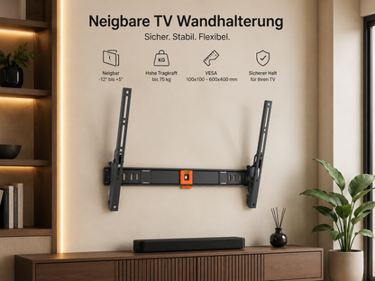 Vogels TV Wandhalterung 40-77 Zoll neigbar bis 35kg Fernseher Halterung A-09