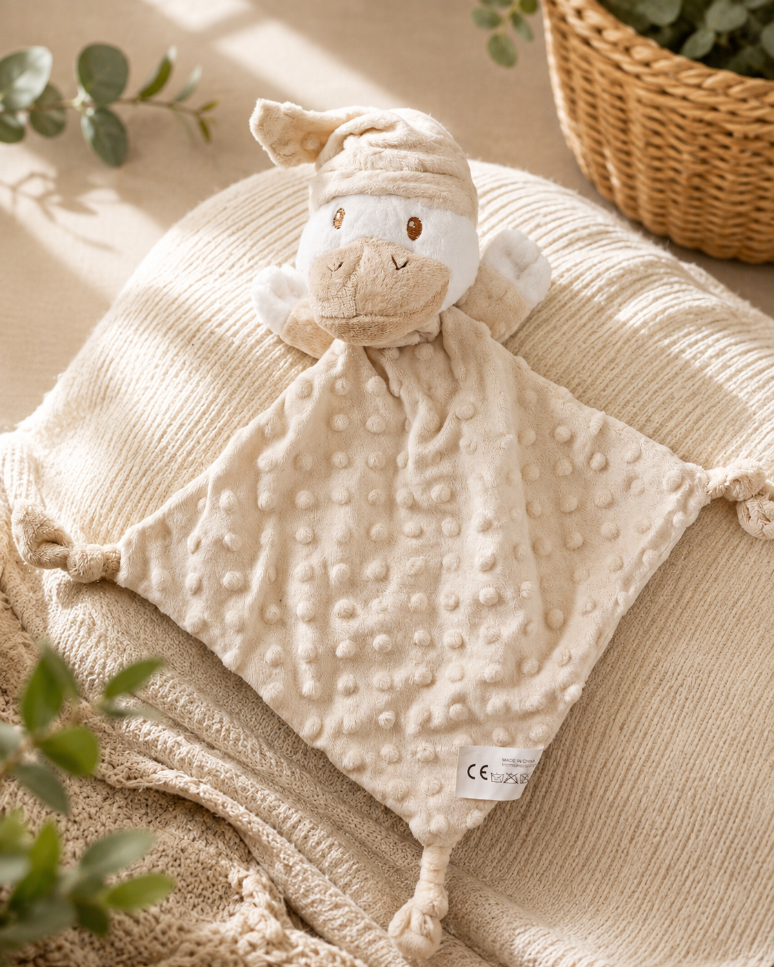 Duffi Baby Doudou Topitos Hase Baby Schmusetuch Plüschtier Neugeborene D8