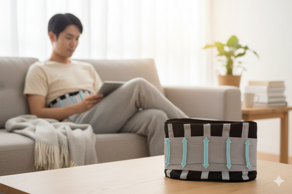Rückenbandage für Damen und Herren, Lumbalbandage, Rückenschmerzen, Größe L