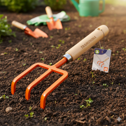 Tramontina Grubber Gartenwerkzeug Handgrubber Unkraut Hacke ✅