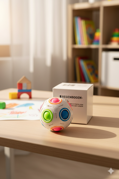 3D-Puzzle Regenbogenball - Geschicklichkeitsspiel für Kinder und Erwachsene