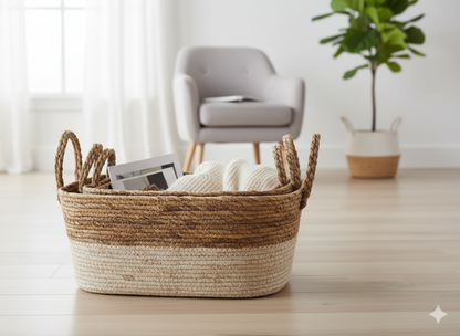 Noor Living Korb Maisgeflecht 3er Set