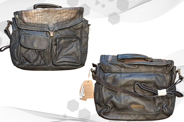 Desiderius Mons Ätna Dark Olive Aktentasche, Echtleder, UVP: 259,95€