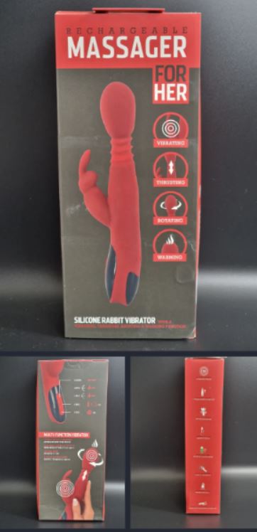 Rechargeable Massager, Silikon Rabbit Vibrator