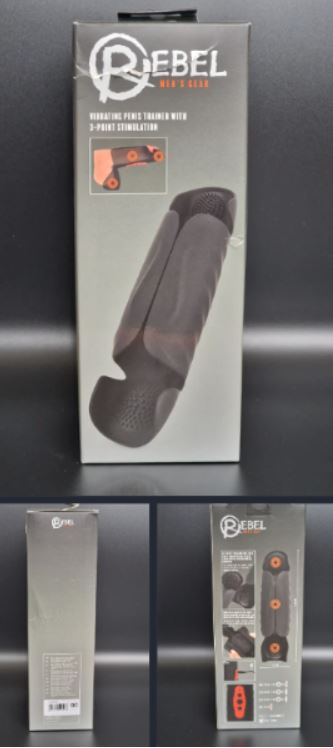 Rebel Mens Gear Vibrating Penis Trainer – 3-Punkt Stimulation