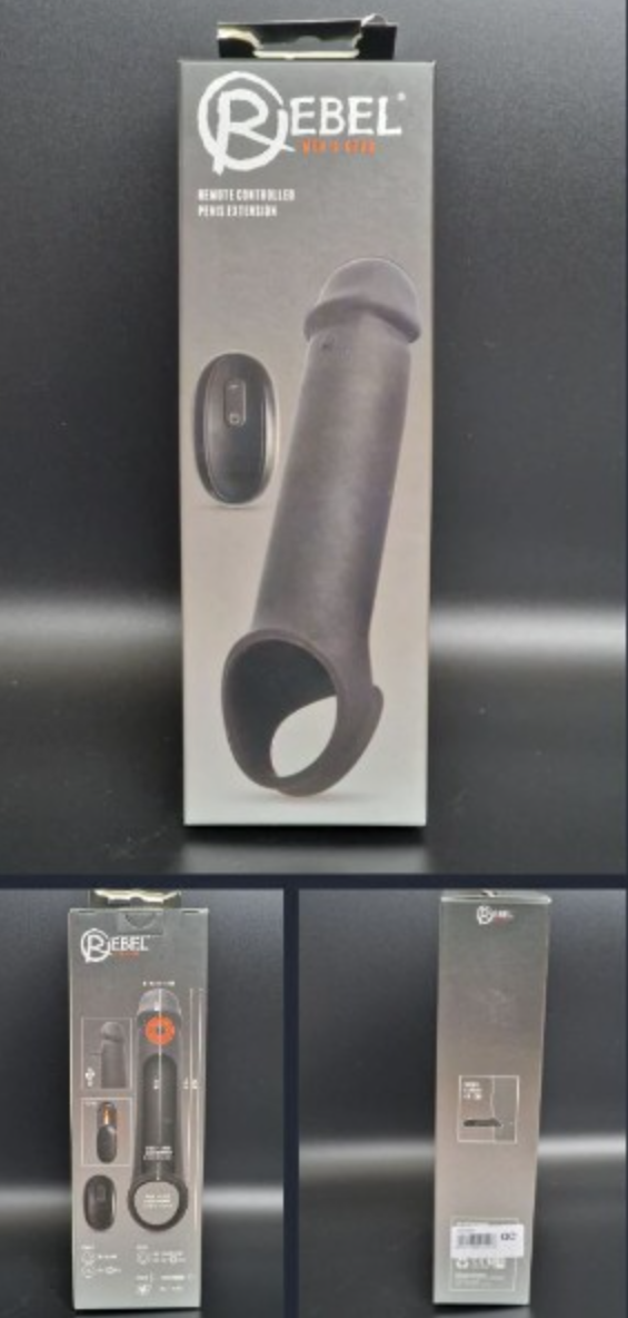 Rebel Mens Gear Remote Controllen Penis Extension