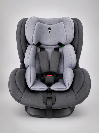 Fable Kids Noble Autokindersitz Grau mit Station Babysitz Kinder Auto