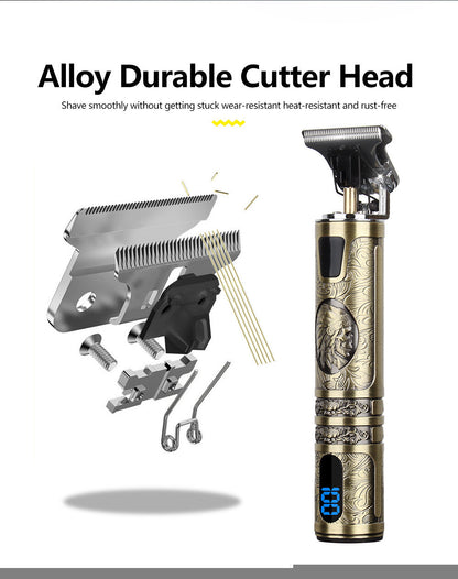 Bartschneider Haarschneidemaschine Kabelloses Haarschneide-Set Friseurgerät für Männer USB-aufladbar